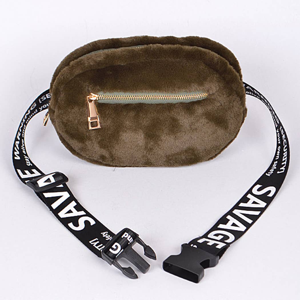 Cutie Faux Fur Fanny Pack