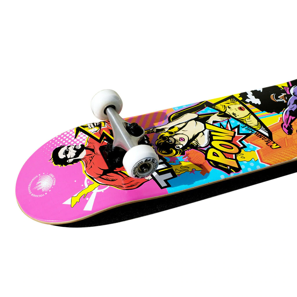 Graphic Complete Skateboard 7.75" - Comix Series - Action