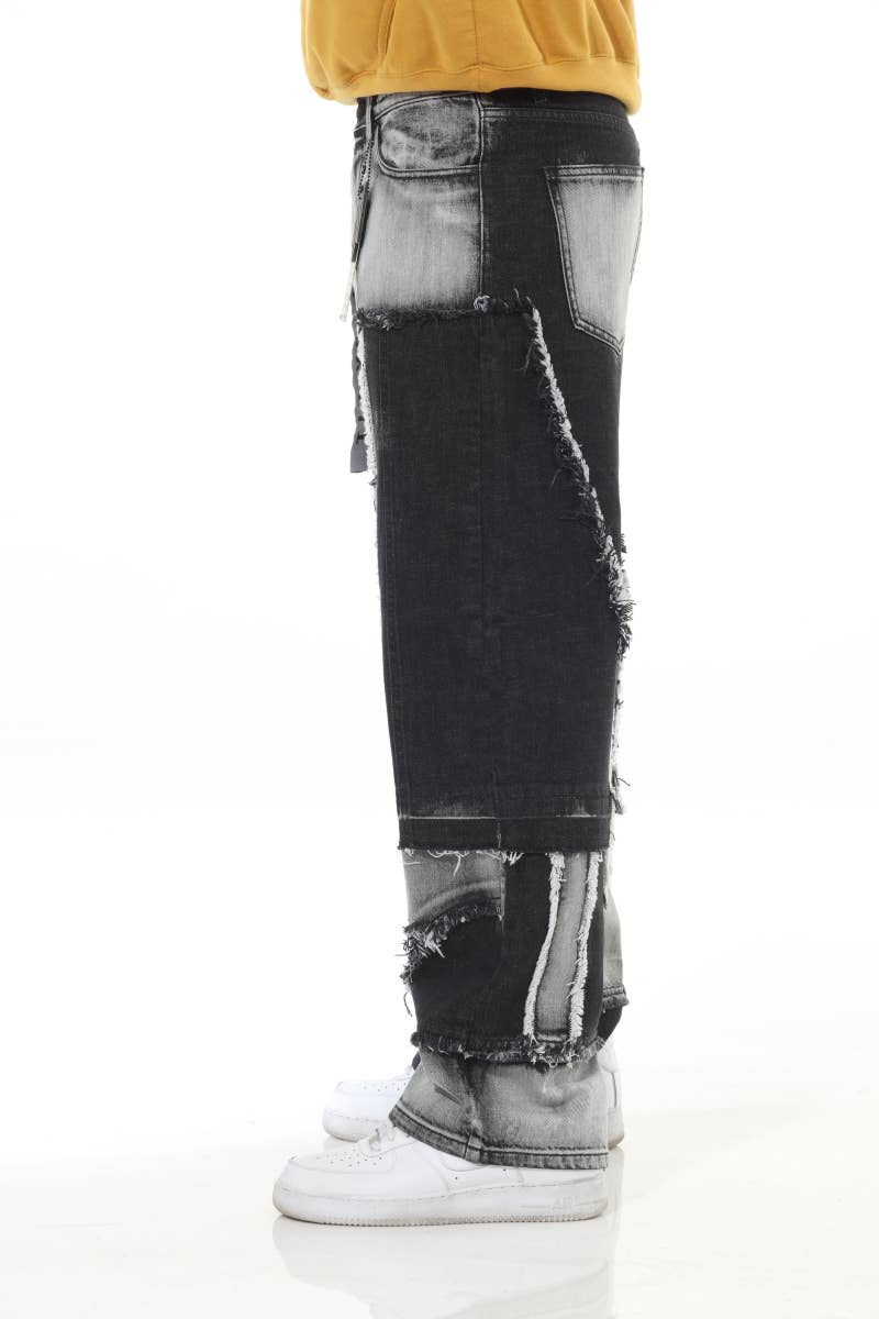 Black/White Cut and Sewn Baggy