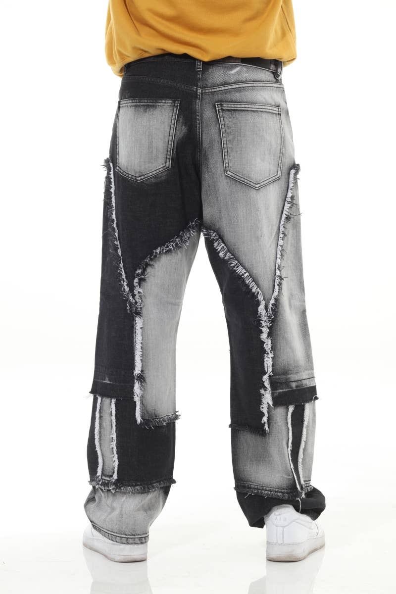 Black/White Cut and Sewn Baggy