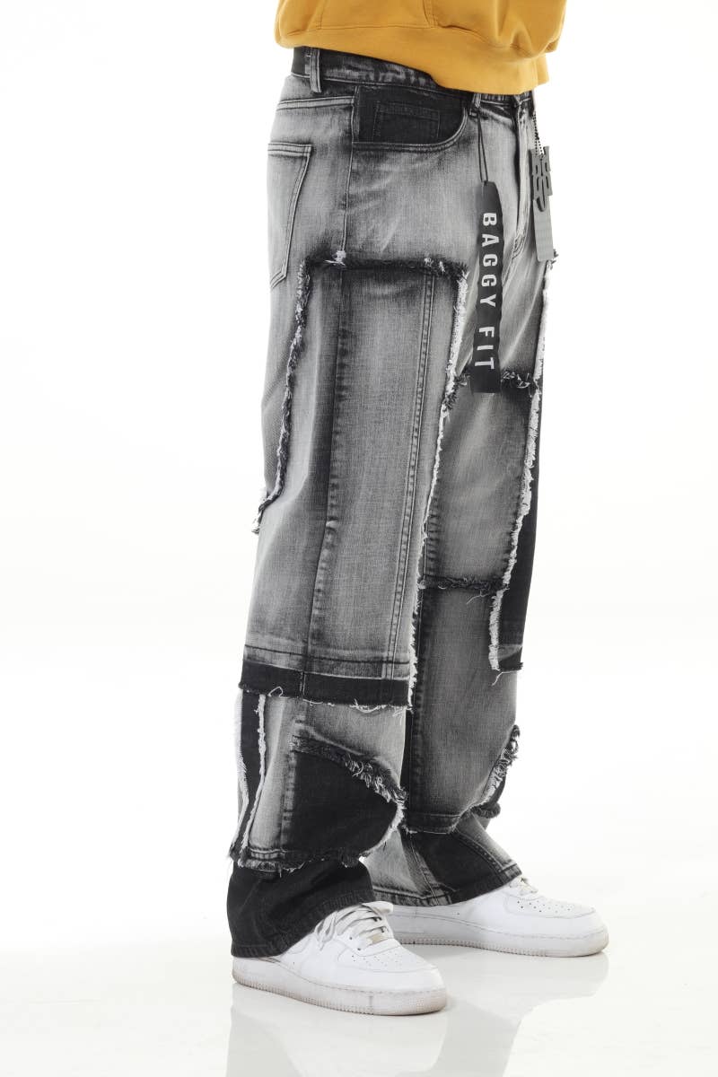 Black/White Cut and Sewn Baggy