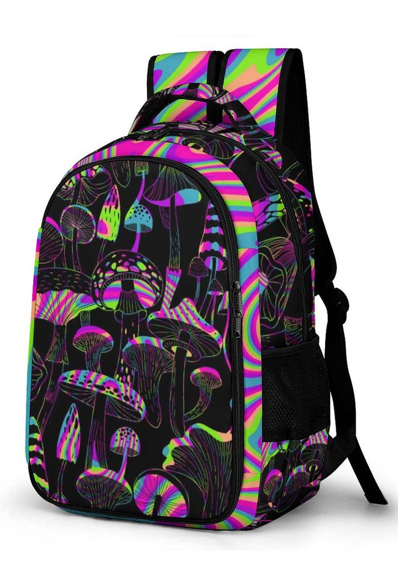 Pocket Backpack: Shroom Swirl