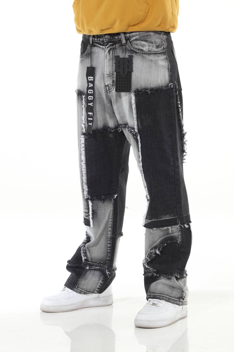Black/White Cut and Sewn Baggy