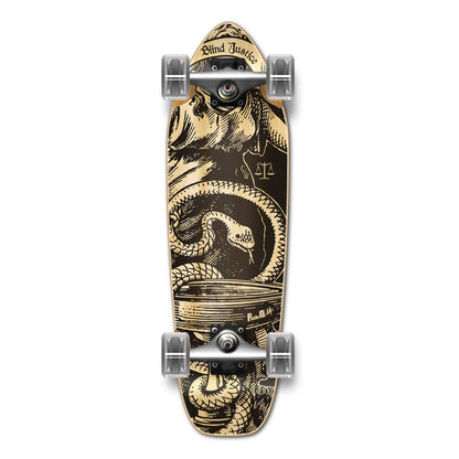 Yocaher Graphic Complete Mini Cruiser  - Natural Blind