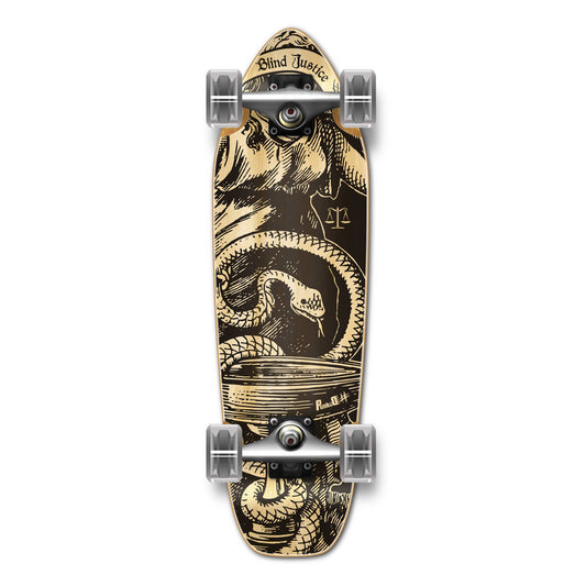 Yocaher Graphic Complete Mini Cruiser  - Natural Blind