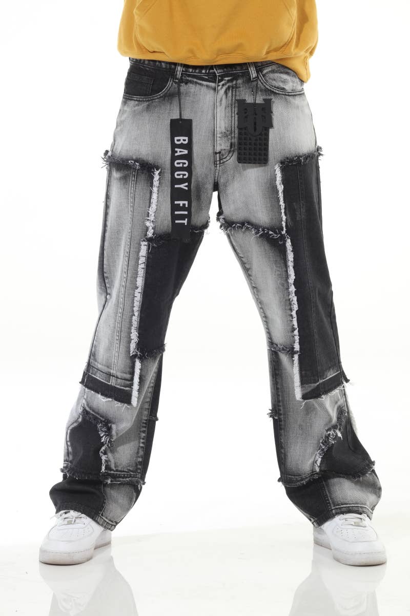 Black/White Cut and Sewn Baggy