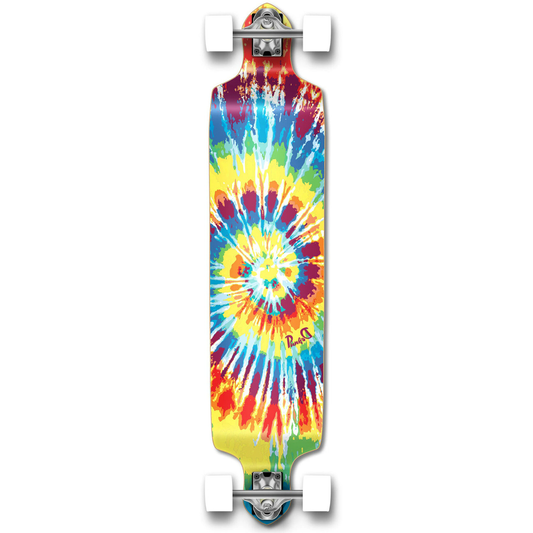 Yocaher Drop Down Complete Longboard  - Tiedye Original
