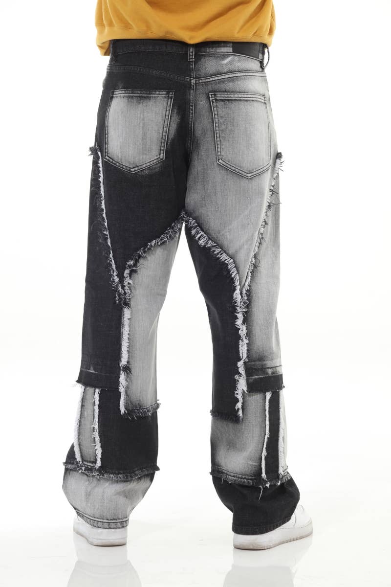 Black/White Cut and Sewn Baggy