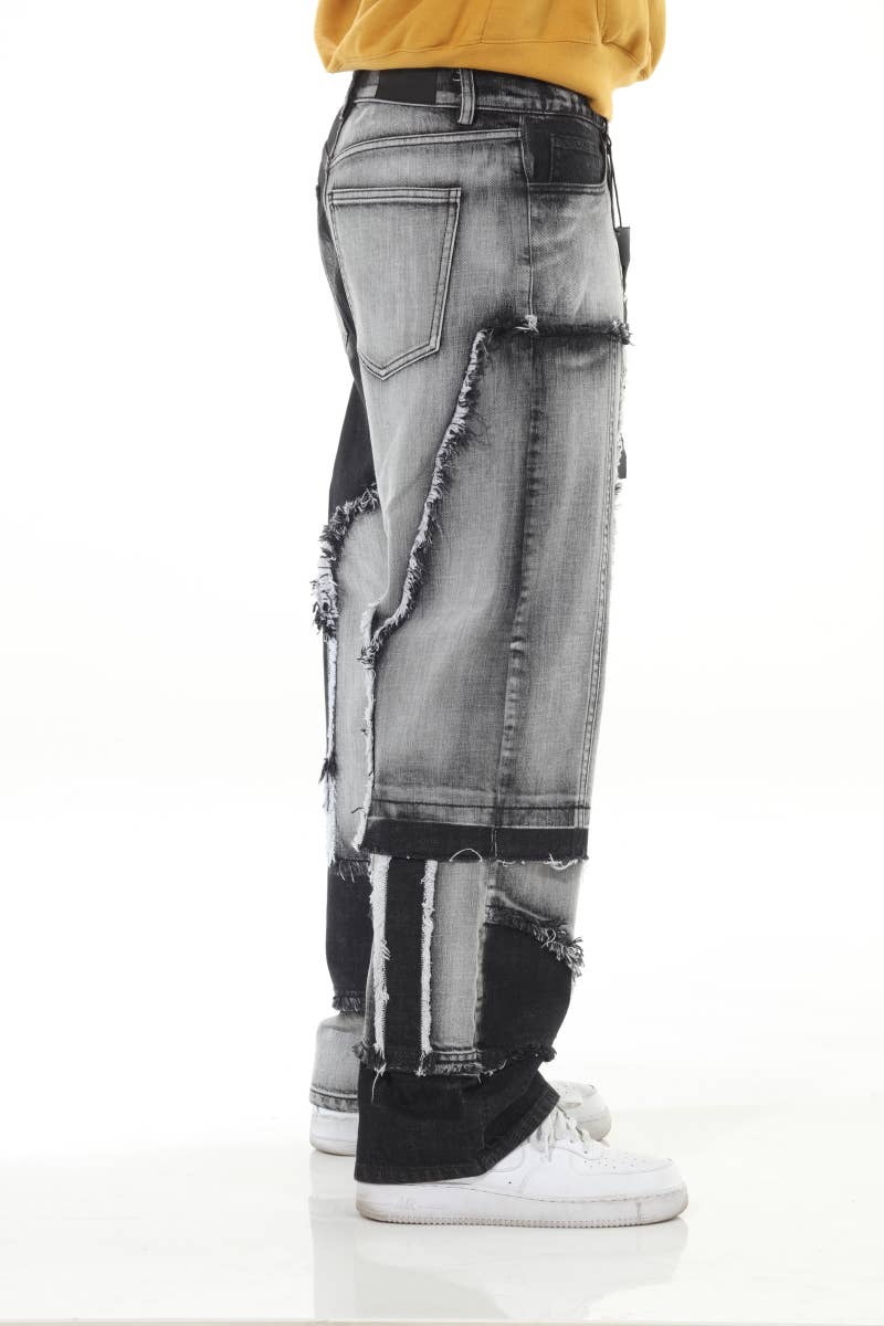 Black/White Cut and Sewn Baggy