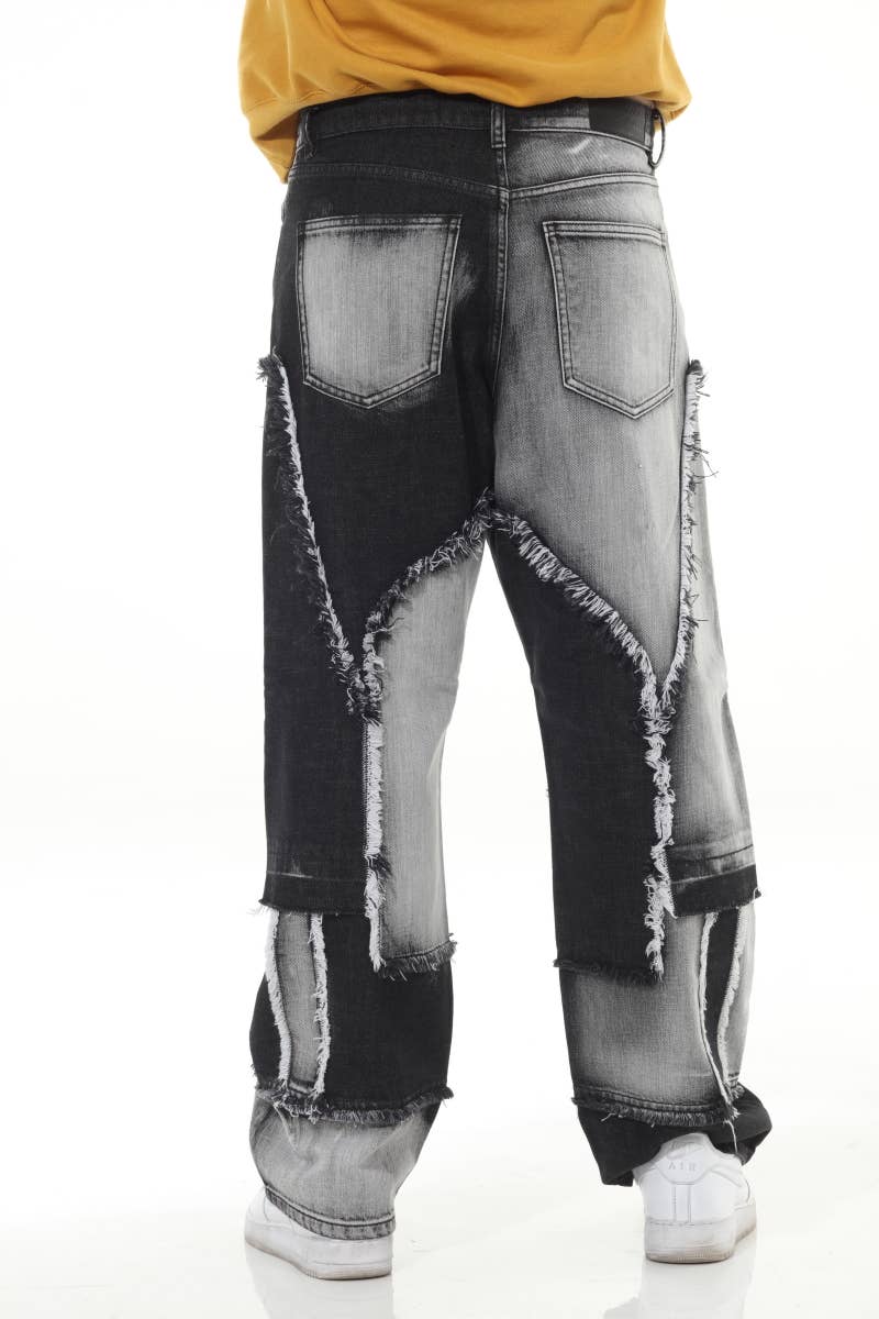 Black/White Cut and Sewn Baggy