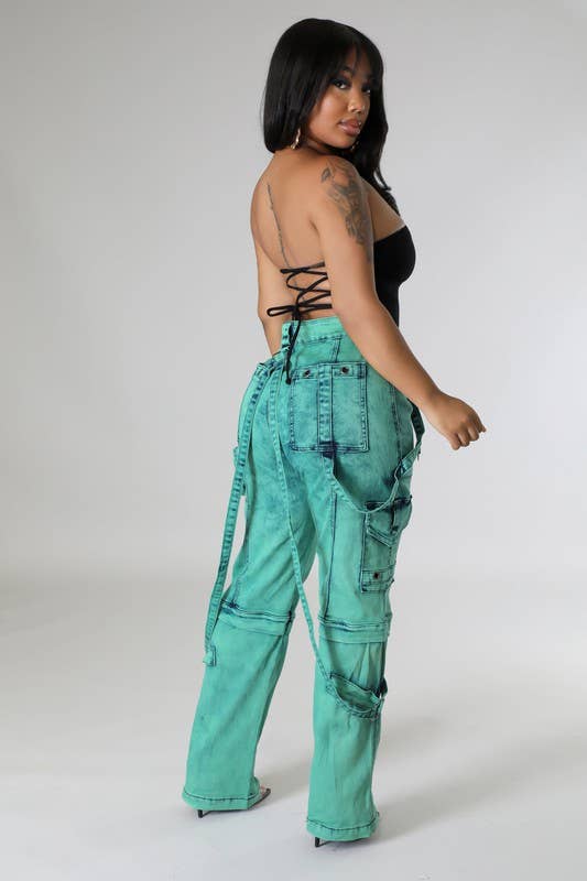Cargo Denim Jeans - Standard Inseam