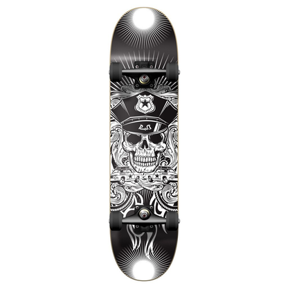 Graphic Complete Skateboard 7.75" - Skull Cop
