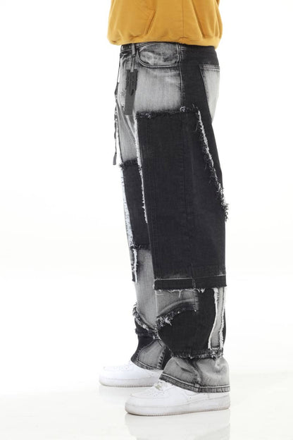 Black/White Cut and Sewn Baggy