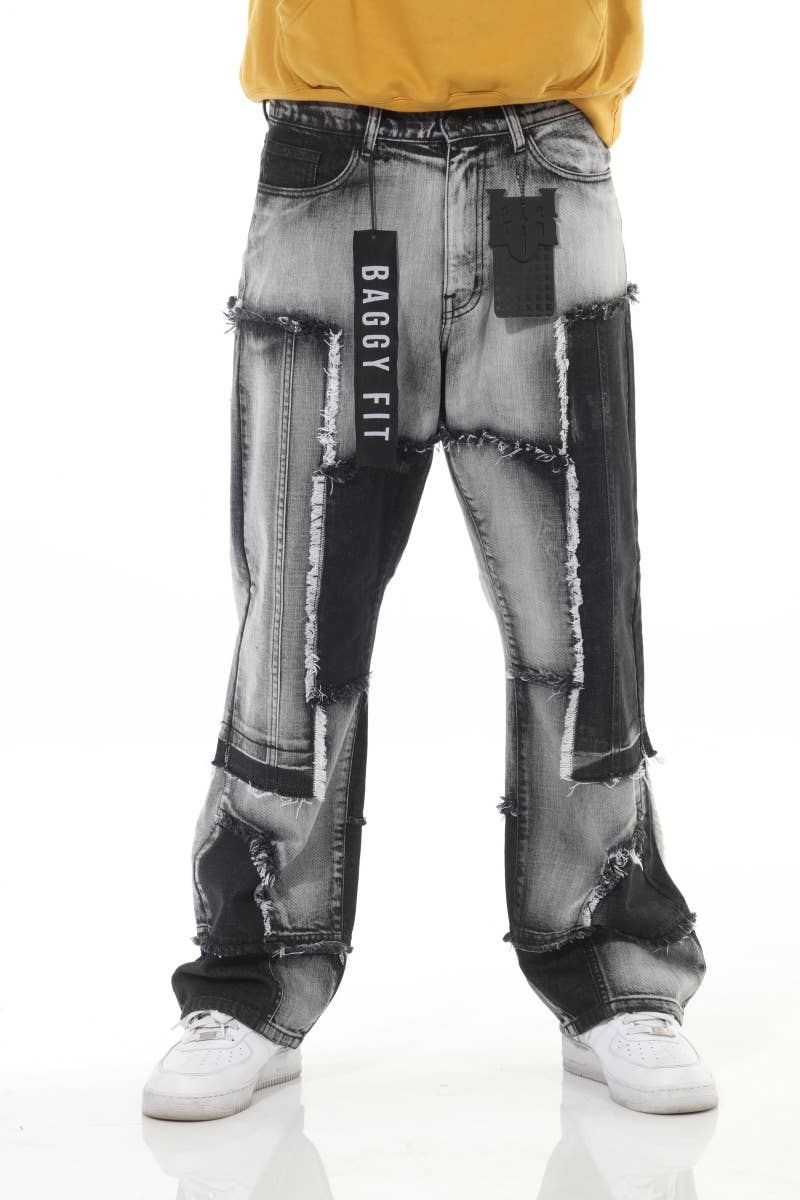 Black/White Cut and Sewn Baggy