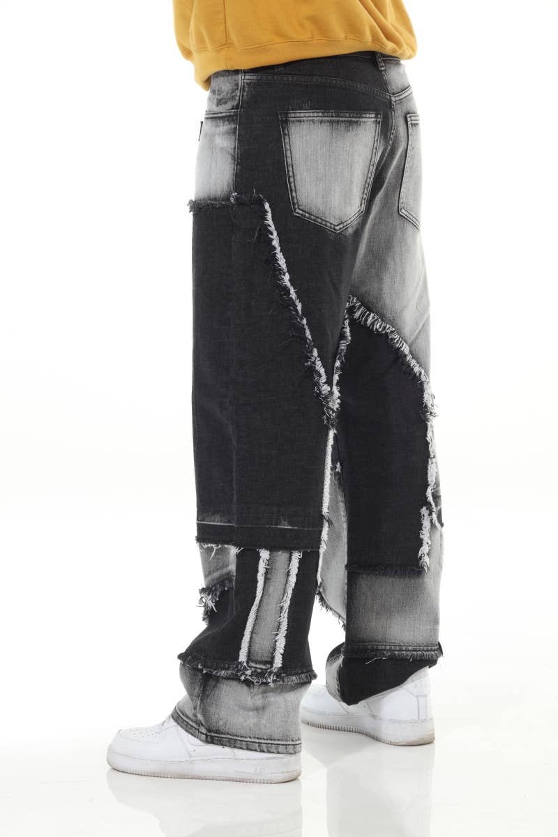 Black/White Cut and Sewn Baggy