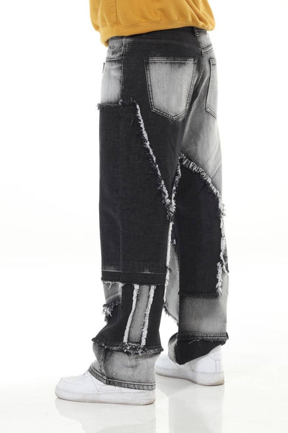 Black/White Cut and Sewn Baggy