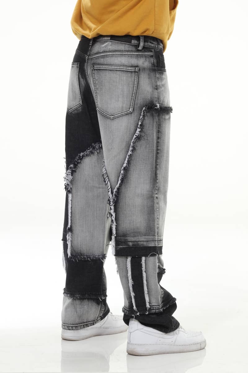 Black/White Cut and Sewn Baggy